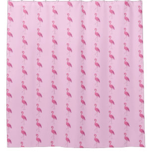 roze flamingo douchegordijn