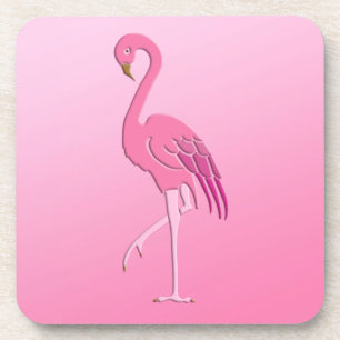  roze flamingo drankjes onderzetter
