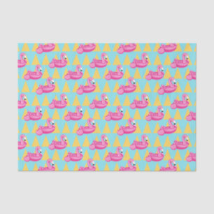 Roze Flamingo Drijver (Ontwerp 69 Roze Serie) Tissuepapier