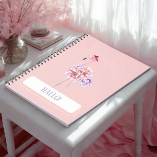 Roze flamingo - Een vleugje tropische elegantie Notitieboek