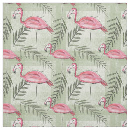 Roze flamingo en verbinding stof