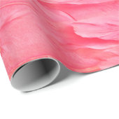 Roze Flamingo Feathersflamingo, veer, roze, textur Cadeaupapier (Rol Hoek)