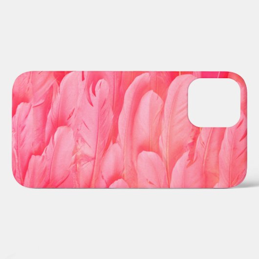 Roze Flamingo Feathersflamingo, veer, roze, textur Case-Mate iPhone Case (Achterkant (horizontaal))