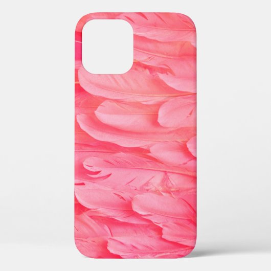 Roze Flamingo Feathersflamingo, veer, roze, textur Case-Mate iPhone Case (Achterkant)