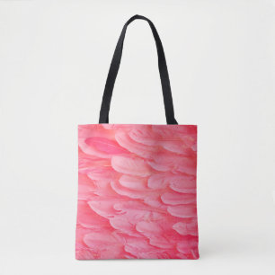 Roze Flamingo Feathersflamingo, veer, roze, textur Tote Bag