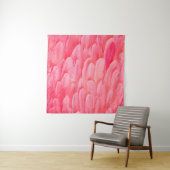 Roze Flamingo Feathersflamingo, veer, roze, textur Wandkleed (In Situ (horizontaal))