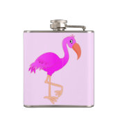 Roze Flamingo Fles Heupfles (Achterkant)