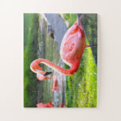 Roze Flamingo Florida. Jigzaag Puzzle Legpuzzel (Verticaal)