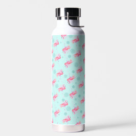 Roze Flamingo Florida Kerst Waterfles