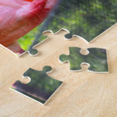 Roze Flamingo Florida. Legpuzzel (Zijkant)