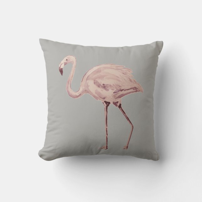 Roze Flamingo Florida Sierkussen buitenshuis (Voorkant)