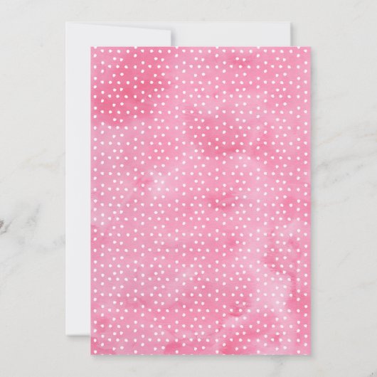 Roze Flamingo Foliage Flamingle Birthday Kaart (Achterkant)