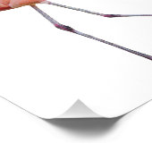 Roze Flamingo Foto Afdruk (Hoek)