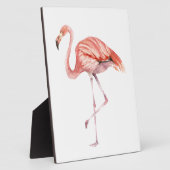 Roze Flamingo Fotoplaat (Zijkant)