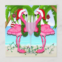 Roze Flamingo Fun Invitation #vakantiz