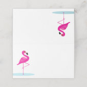 Roze flamingo gast plaats kaarten plaatskaartje (Buitenkant ongevouwen)