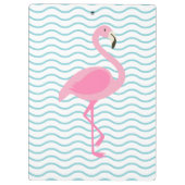 Roze Flamingo Gepersonaliseerd Klembord (Achterkant)