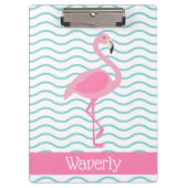 Roze Flamingo Gepersonaliseerd Klembord (Voorkant)