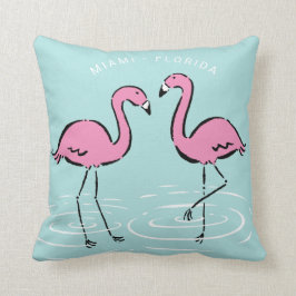 Roze Flamingo Gepersonaliseerd Kussen
