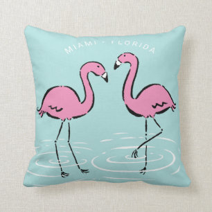 Roze Flamingo Gepersonaliseerd Kussen