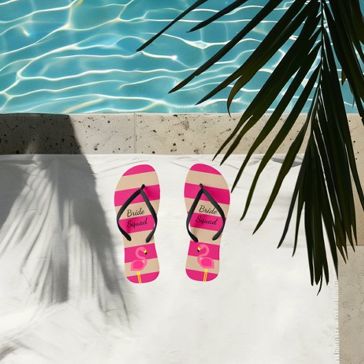 Roze Flamingo Gepersonaliseerd Teenslippers