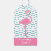 Roze Flamingo gepersonaliseerde cadeau Labels Cadeaulabel (Voorkant)