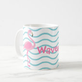 Roze Flamingo Gepersonaliseerde Mok (Voorkant links)