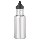Roze Flamingo Gepersonaliseerde waterflacon Waterfles (Links)