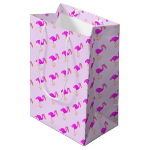 Roze Flamingo Gift Bag Medium Cadeauzakje