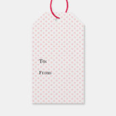 Roze Flamingo Gift Label Cadeaulabel (Achterkant)