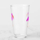 Roze Flamingo Glas (Links)
