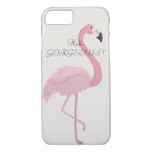 Roze Flamingo Glittery-Hallo Prachtige Case-Mate iPhone Case (Achterkant)