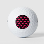 Roze Flamingo Golf Gift Golfballen (Voorkant)