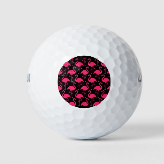 Roze Flamingo Golf Gift Golfballen (Voorkant)