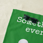 Roze flamingo Golf Palm Beach Towel Strandlaken (In situ)