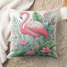 Roze Flamingo groot