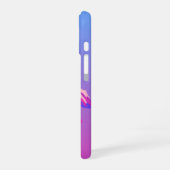 Roze Flamingo Hart iPhone hoesje  iPhone 16 Hoesje (Linkerkant)