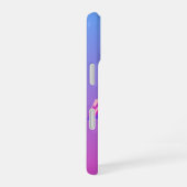 Roze Flamingo Hart iPhone hoesje  iPhone 16 Hoesje (Rechterkant)