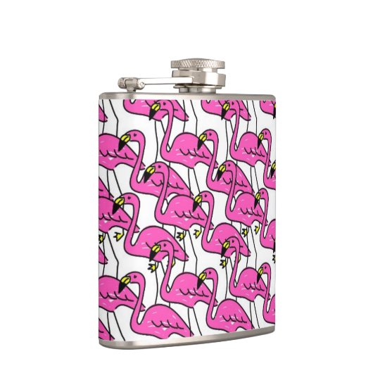 Roze Flamingo Heupfles (Rechts)