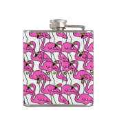 Roze Flamingo Heupfles (Achterkant)