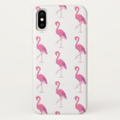 roze flamingo Hoesje-Mate iPhone case (Achterkant)