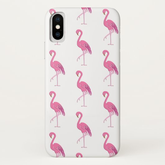 roze flamingo Hoesje-Mate iPhone case (Achterkant)