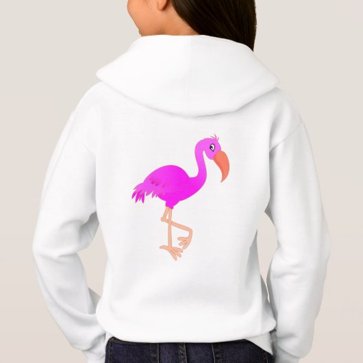 Roze Flamingo Hoodie (Achterkant)