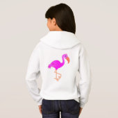 Roze Flamingo Hoodie (Achterkant volledig)