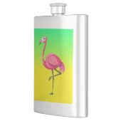 Roze Flamingo in Cartoonstijl Flacon (Links)