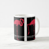  roze flamingo in Duitsland dierentuin München Koffiemok (Voorkant rechts)