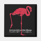 roze flamingo in Duitsland dierentuin München Magneet (Voorkant)