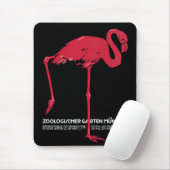  roze flamingo in Duitsland dierentuin München Muismat (Met muis)