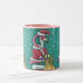 ROZE FLAMINGO IN FUNNIE KERSTMAN PAK MOK (Center)
