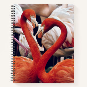 Roze Flamingo in Natuur Notitieboek